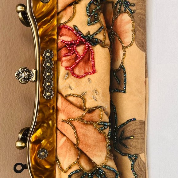 Vintage Art Deco Clutch Handmade Beaded 20-30s - Picture 7 of 10